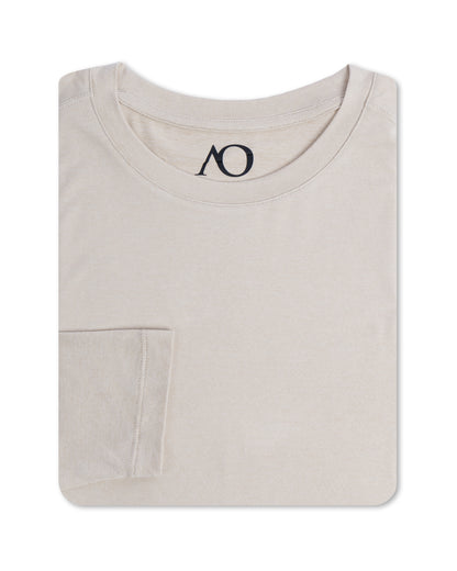 Butter T Long Sleeve - HTR Sand