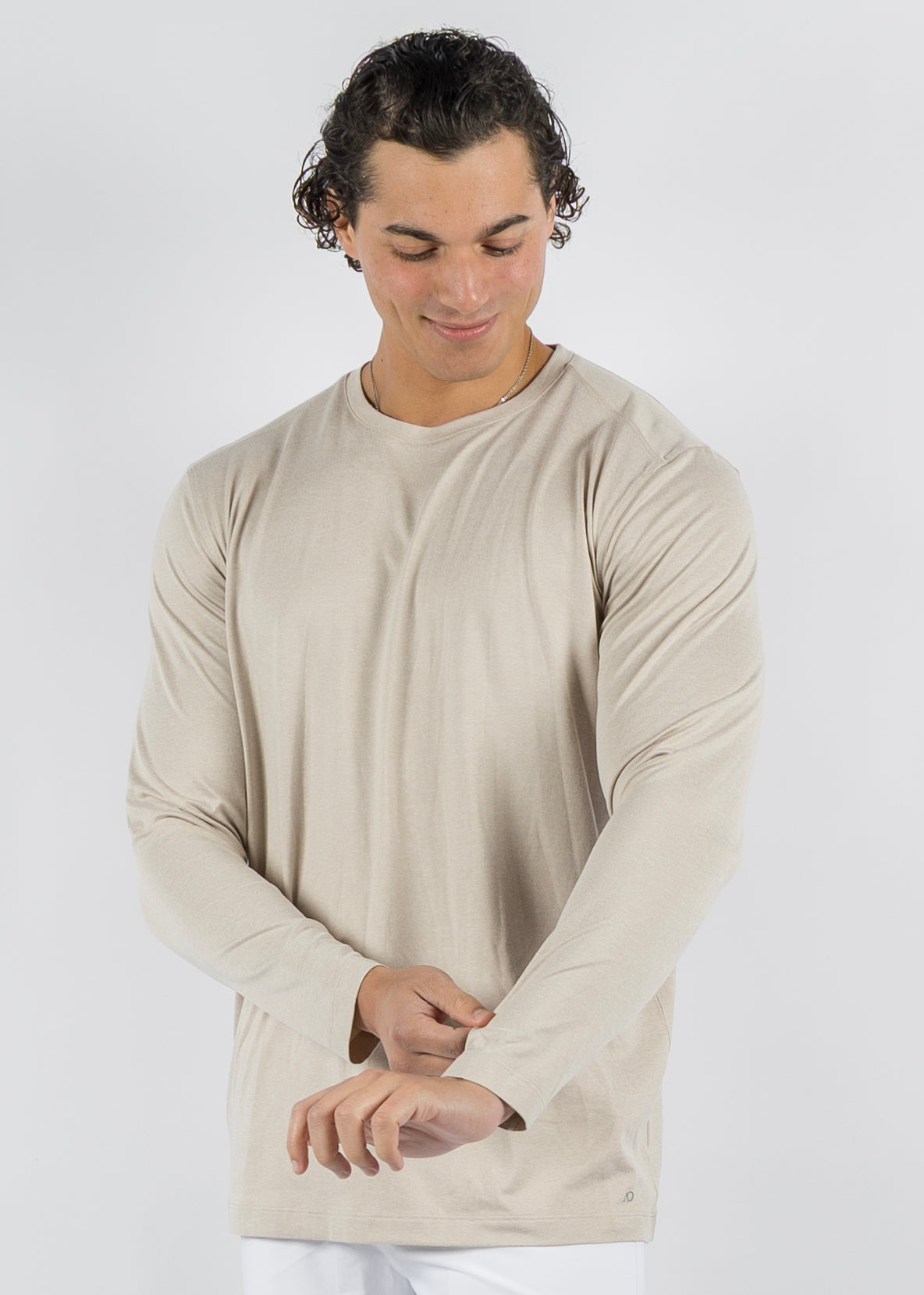Butter T Long Sleeve - HTR Sand