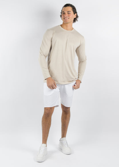 Butter T Long Sleeve - HTR Sand
