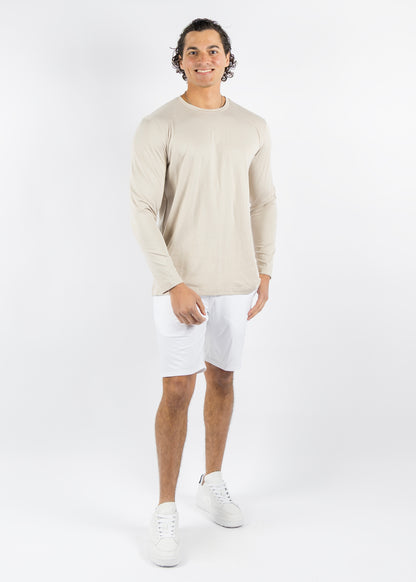 Butter T Long Sleeve - HTR Sand