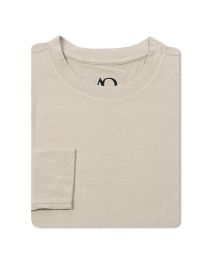 Butter T Long Sleeve - HTR Sand