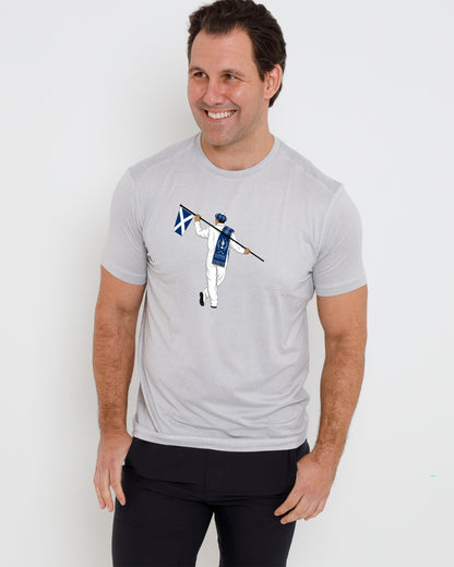Butter T-Scottish Looper-Platinum Heather