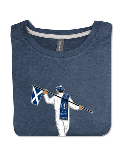 Butter T-Scottish Looper-Navy Heather