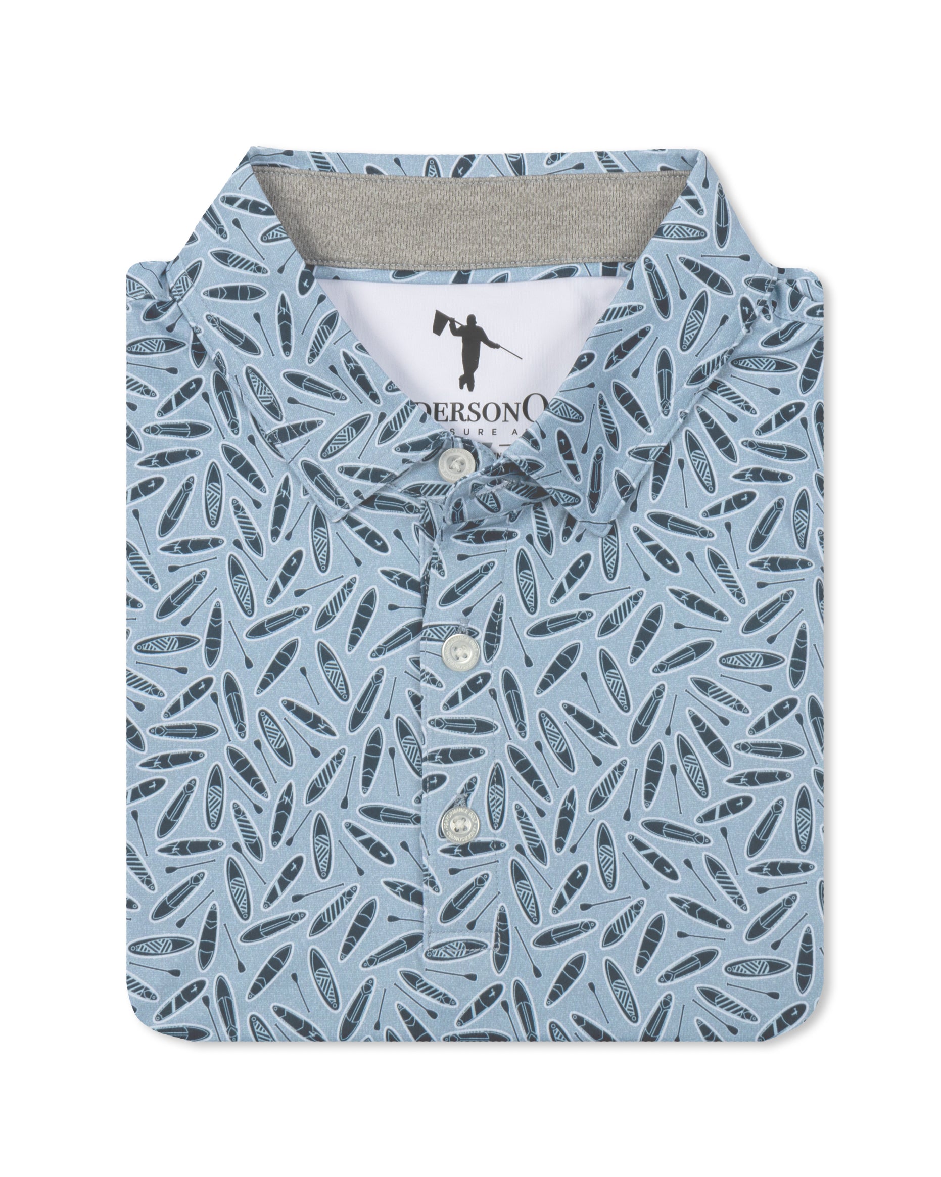 Sea Polo - Dusty Blue/Full Moon Sky/Blue Haze/White