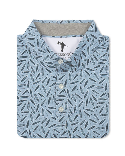 Sea Polo - Dusty Blue/Full Moon Sky/Blue Haze/White