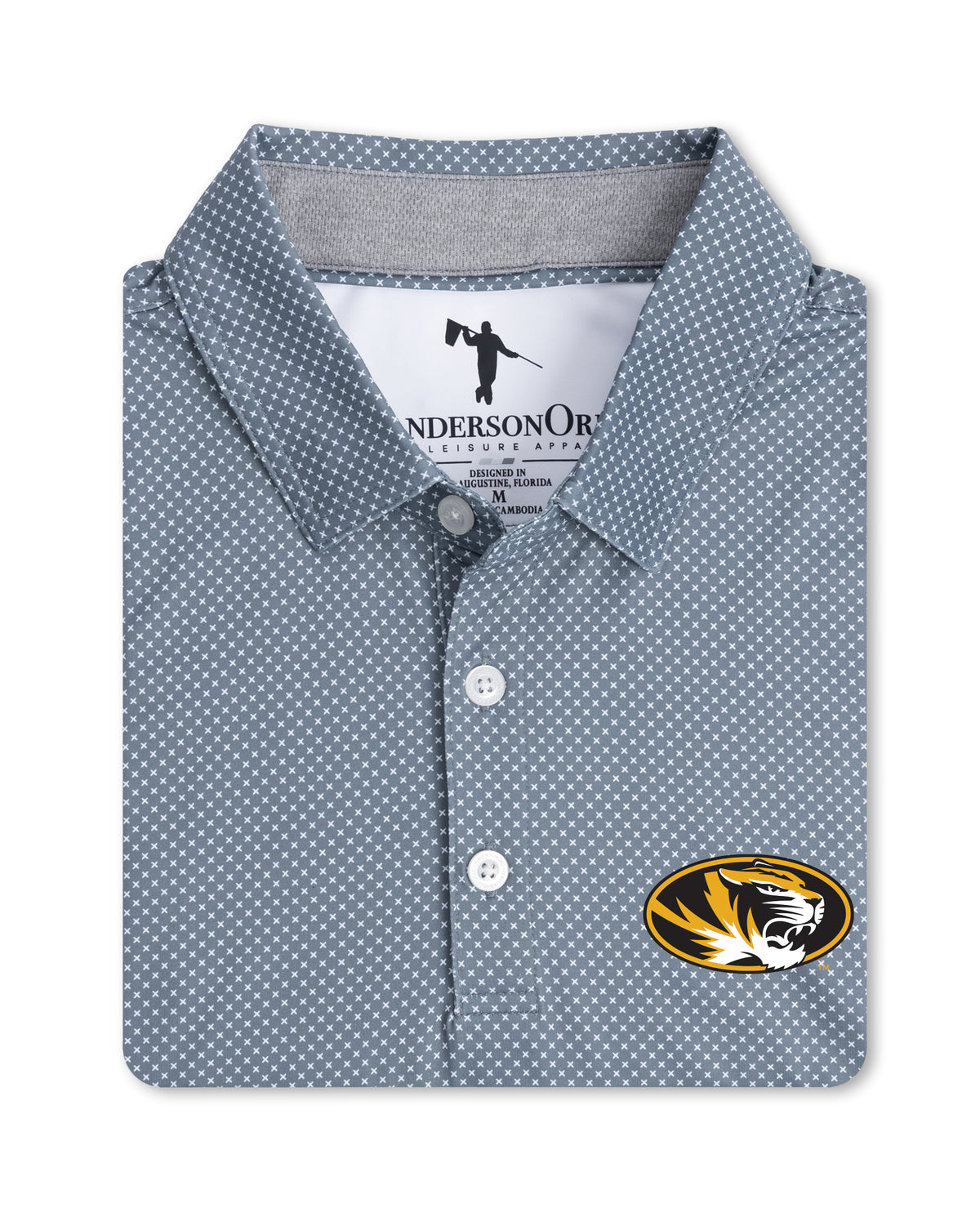 Shore Polo-Missouri-Storm Grey