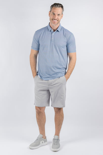 Dunes Polo - Moonlit Ocean/HTR Blue Haze/White