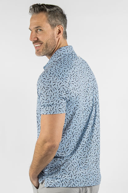 Sea Polo - Dusty Blue/Full Moon Sky/Blue Haze/White