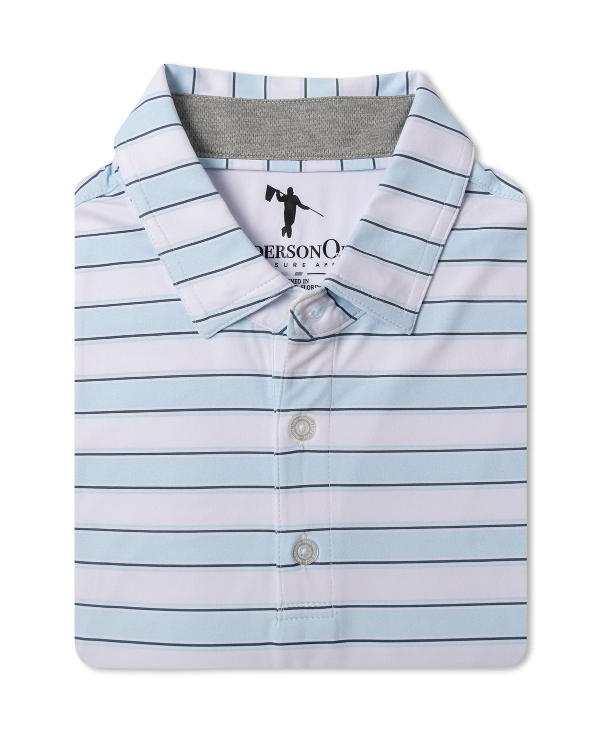The Maddie Polo-White/Nantucket Breeze/HTR Grey Whale
