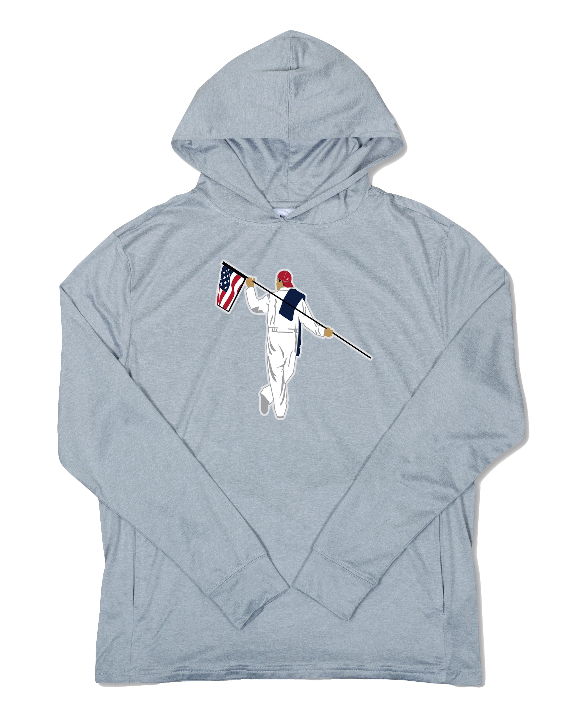 Blacks Beach Hoodie-American Looper Grey Heather