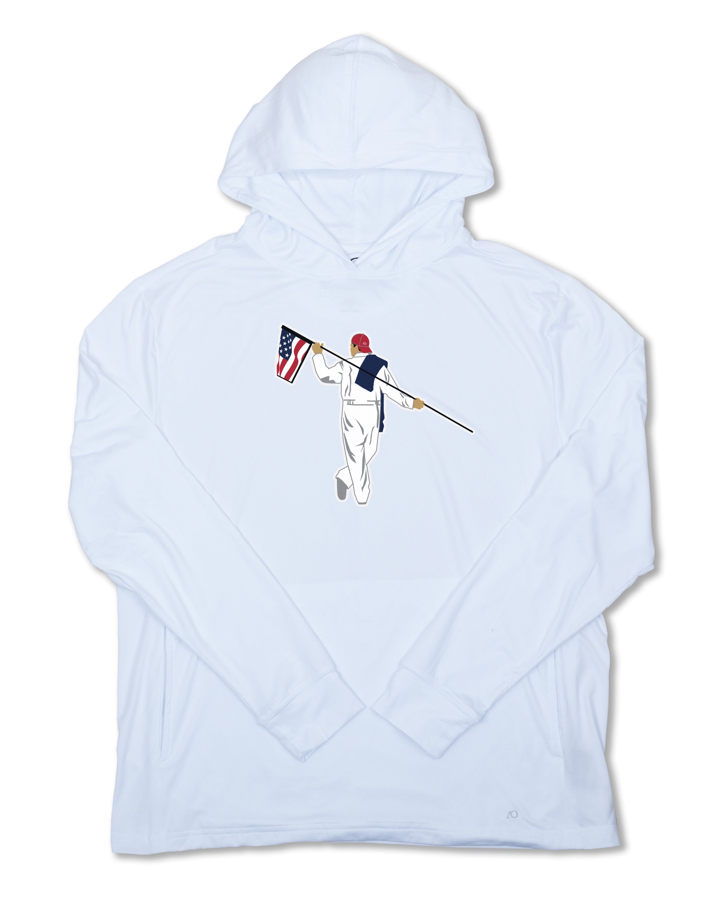 Blacks Beach Hoodie - American Looper - White