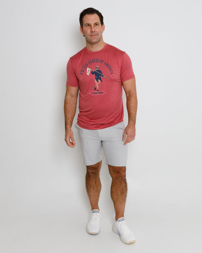 Butter T-Uncle Sam Looper-250-Earth Red Heather