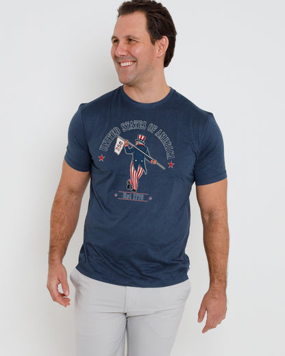 Butter T-Uncle Sam Looper-250-Navy Heather