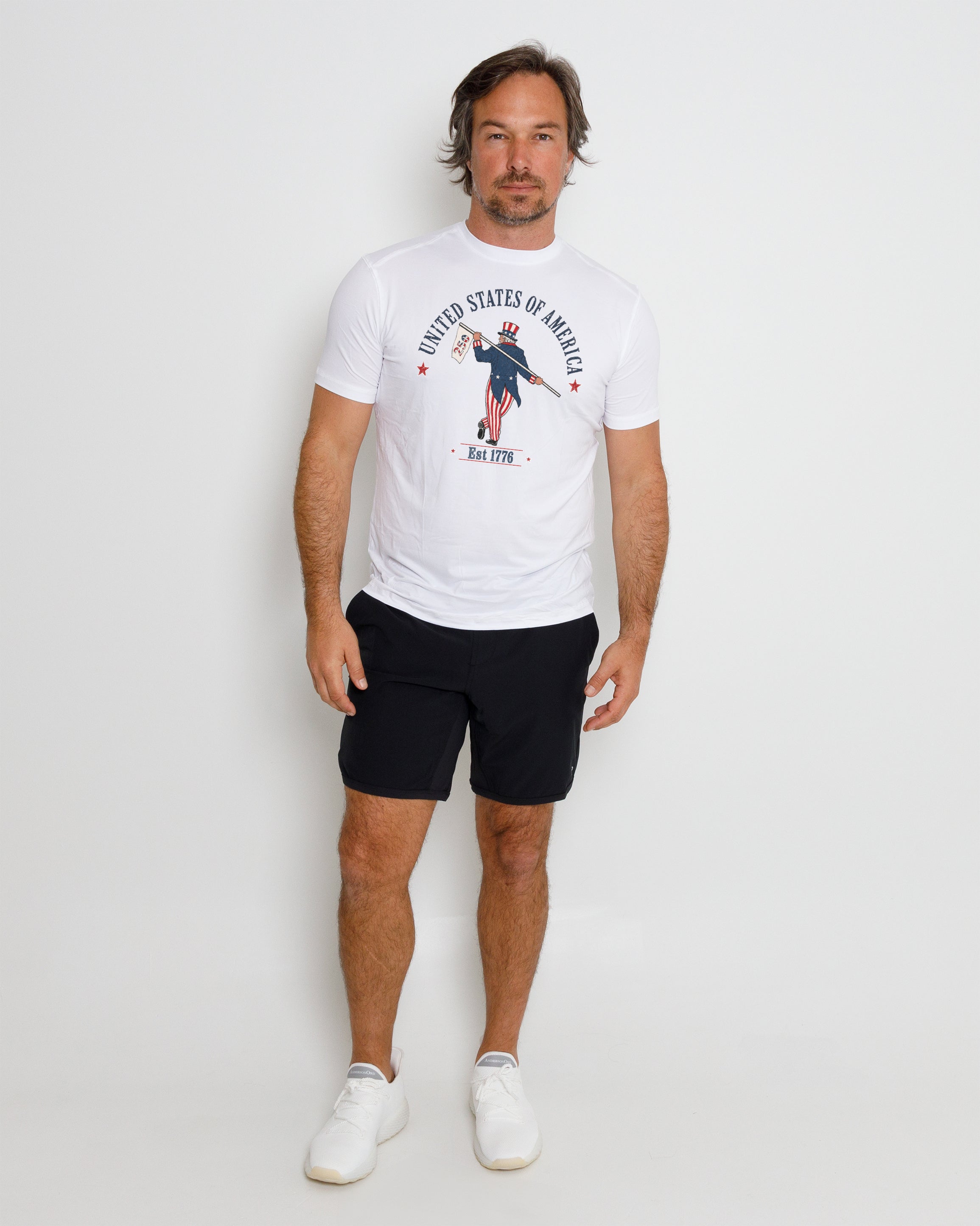 Butter T-Uncle Sam Looper-250-White