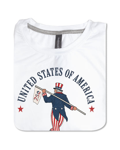 Butter T-Uncle Sam Looper-250-White