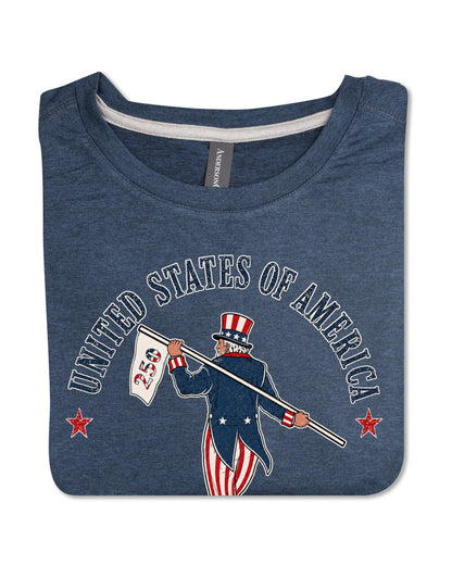 Butter T-Uncle Sam Looper-250-Navy Heather