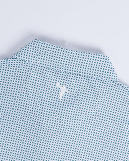 Vega Polo - HTR Sagebrush Green/HTR Pale Sky/White