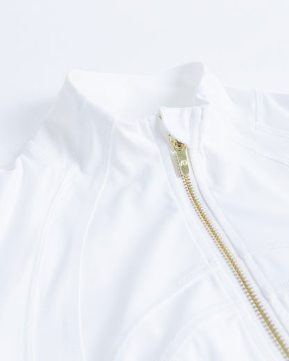 Vela Jacket - White/Gold