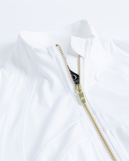 Vela Jacket - White/Gold