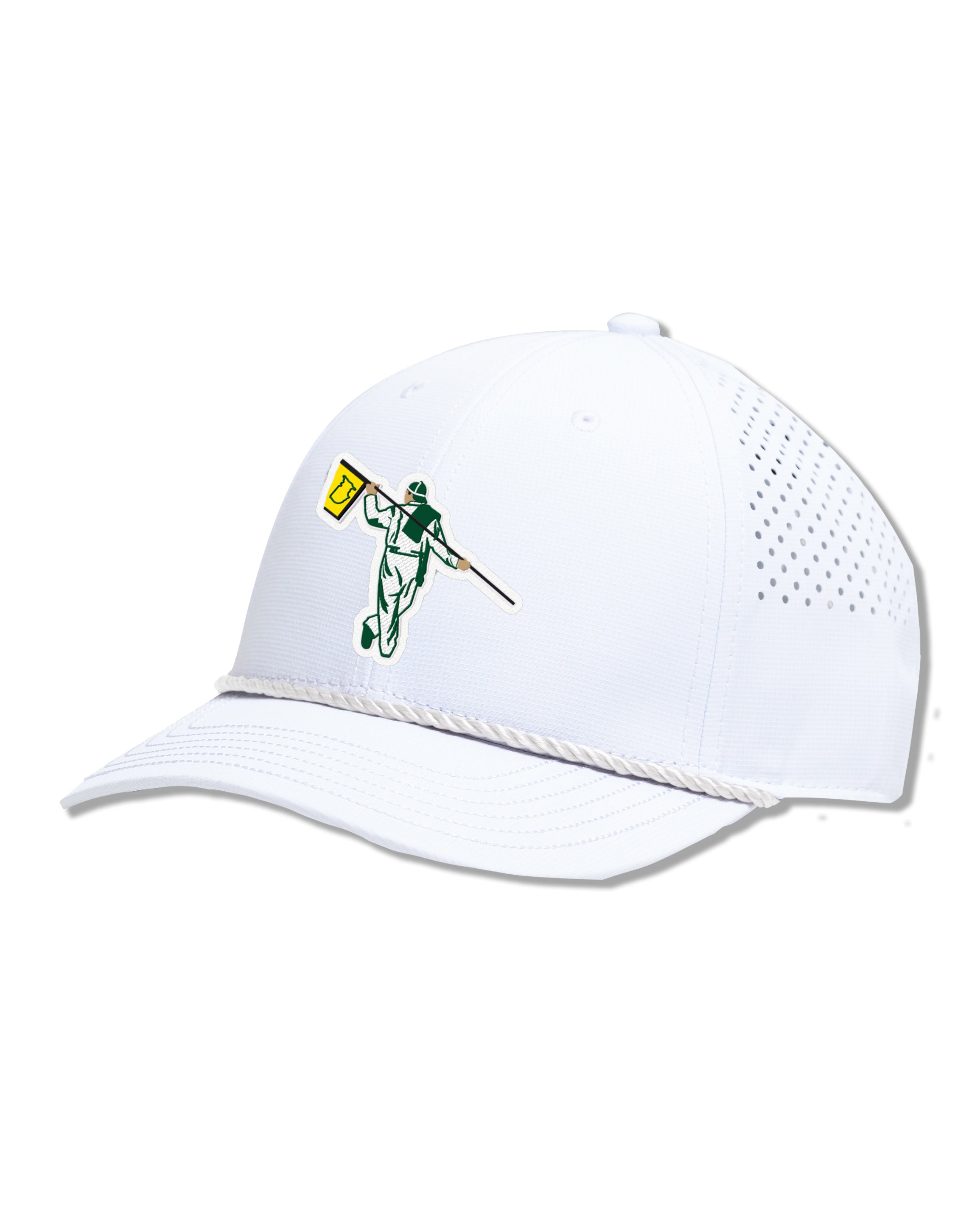 AOx Premium 6-Panel Hat - White -  Liquid 3D Master Looper