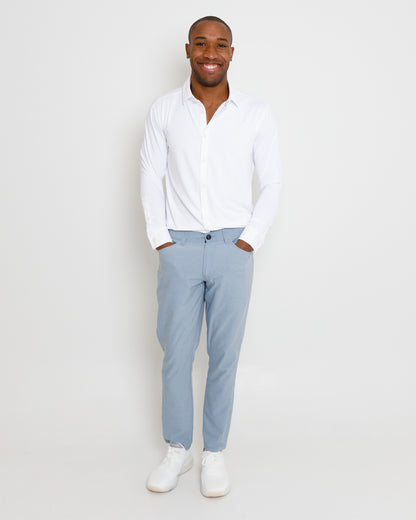 Ace Federman Pant - Dusty Blue Heather - 30 Inseam