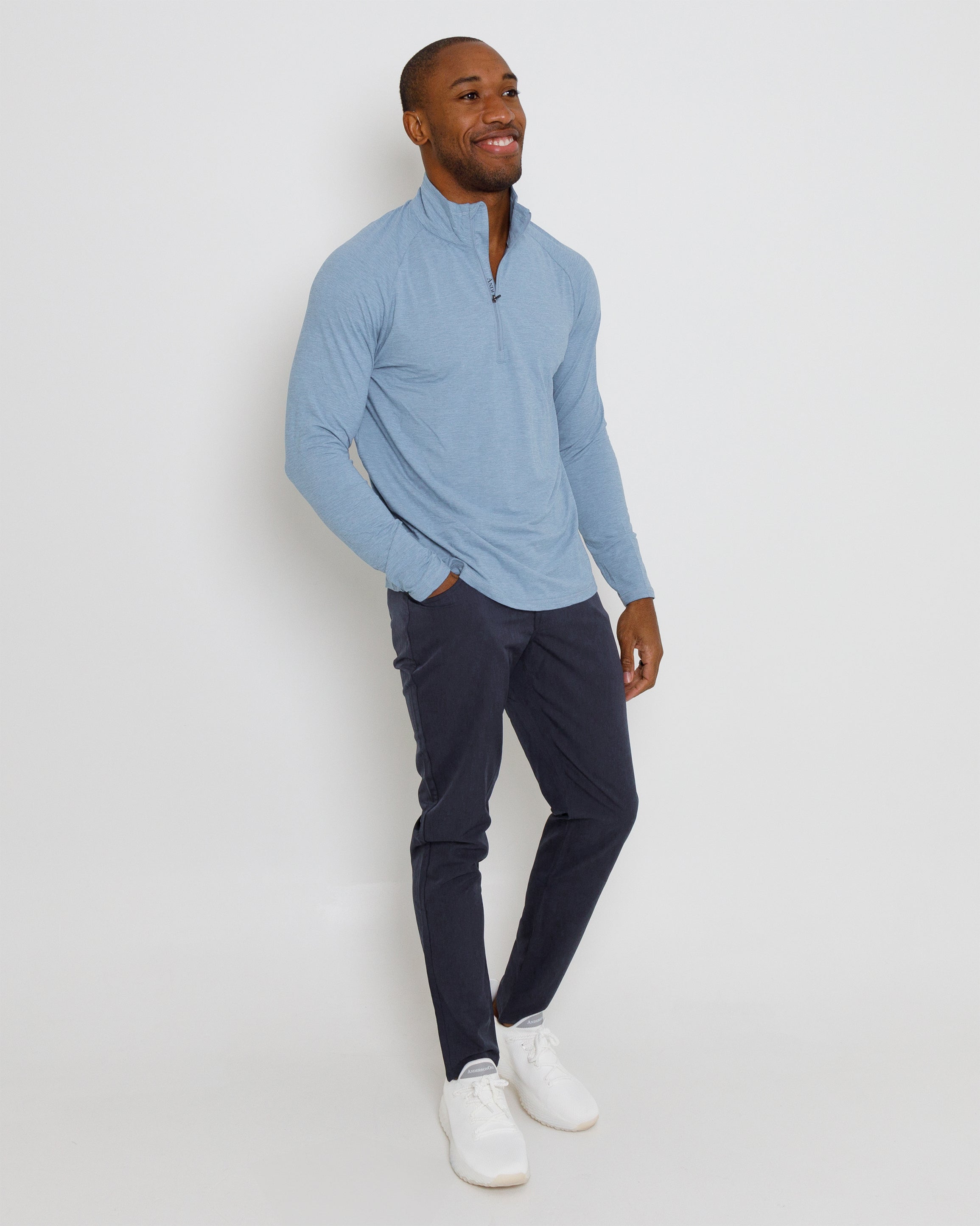 Aegon Pullover - Blue Fog Heather