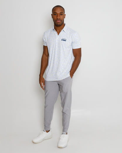 Alpine Polo KPMG - White/Niagara Mist/Glass Green