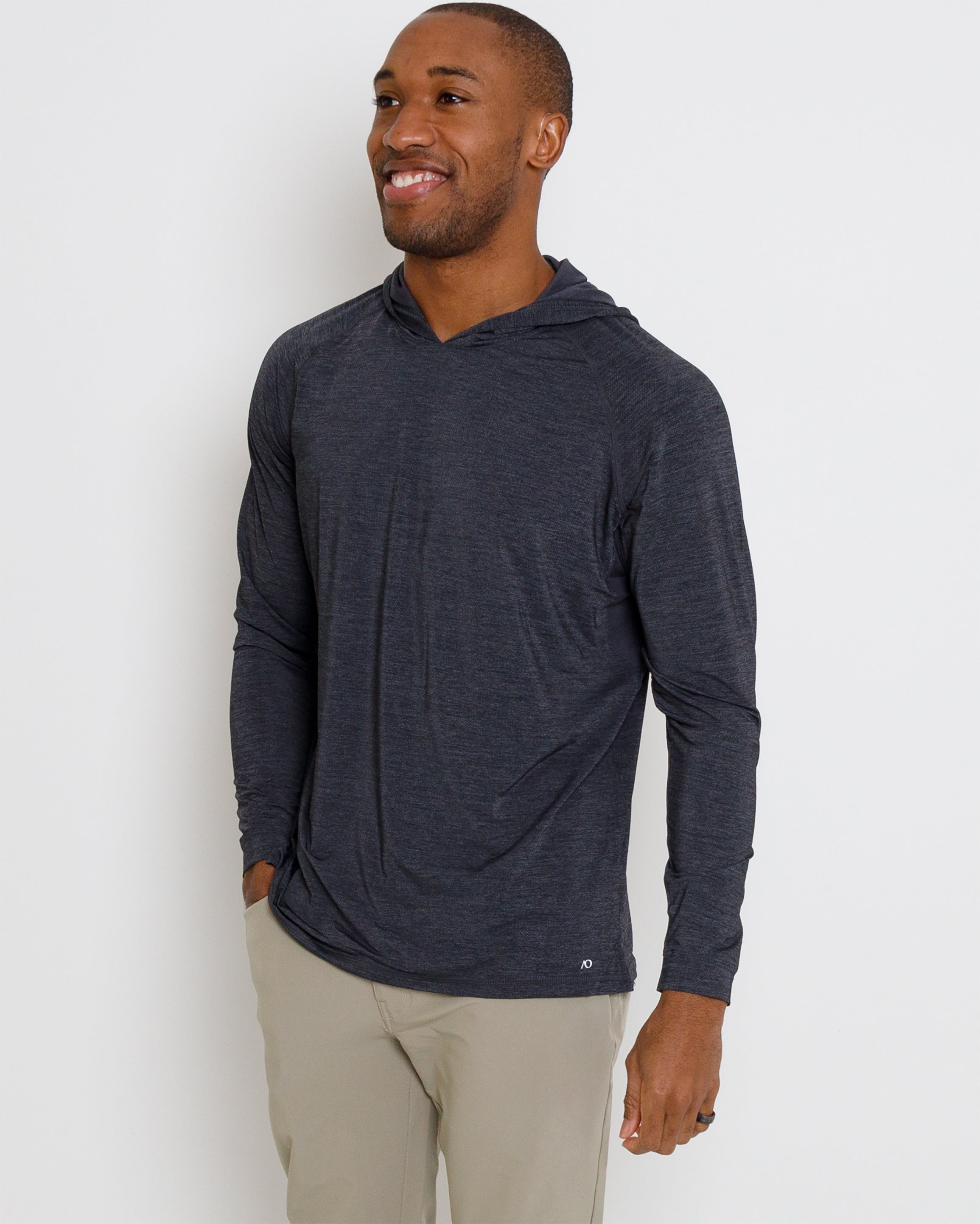 Anguilla Hoodie - Black Heather