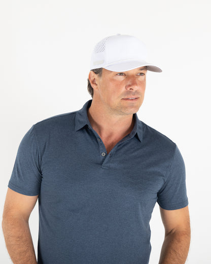 AOx Premium 5-Panel Hat - White
