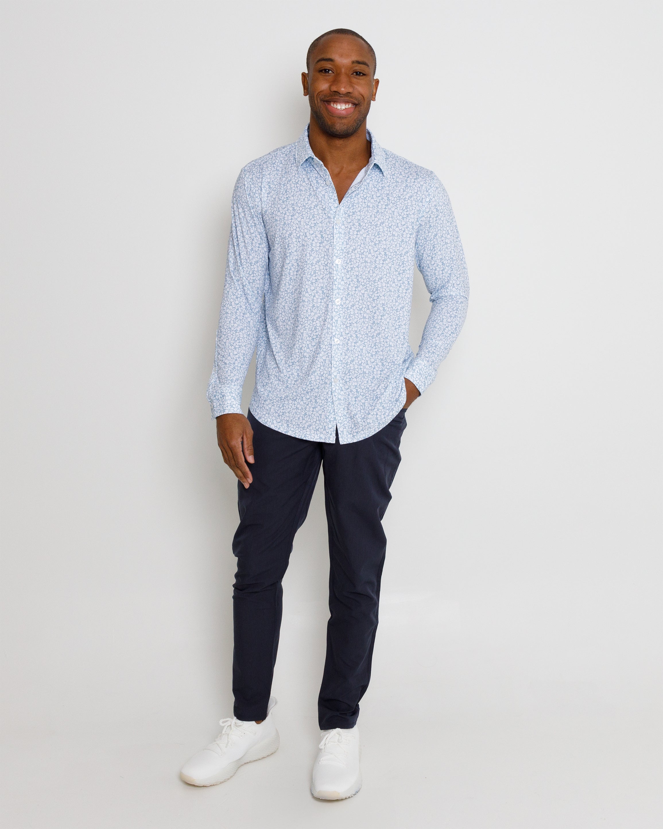 Barren 2.0 Slim Fit Pant - Navy Heather - 30 Inseam