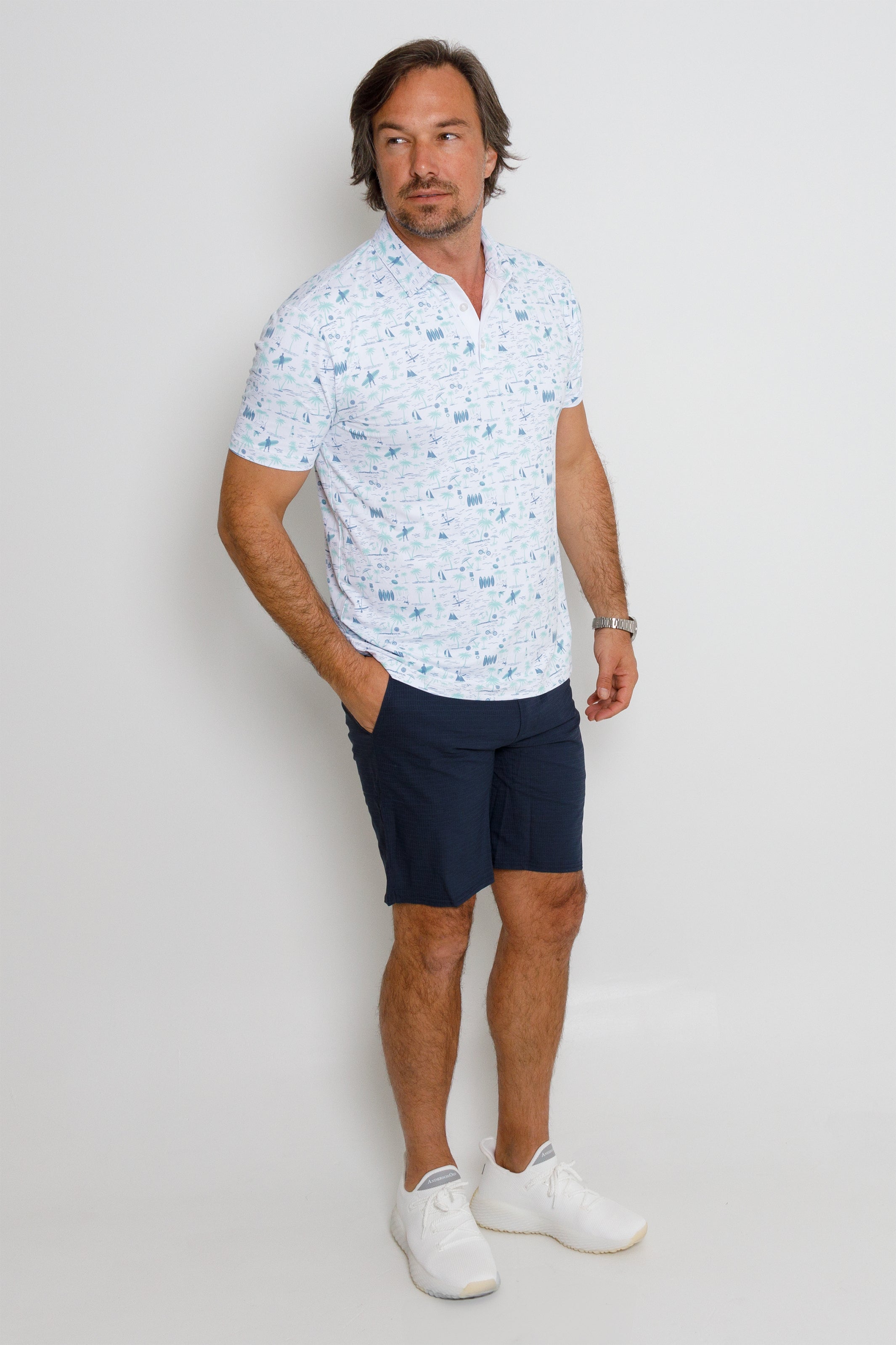 Beachfront Polo - White