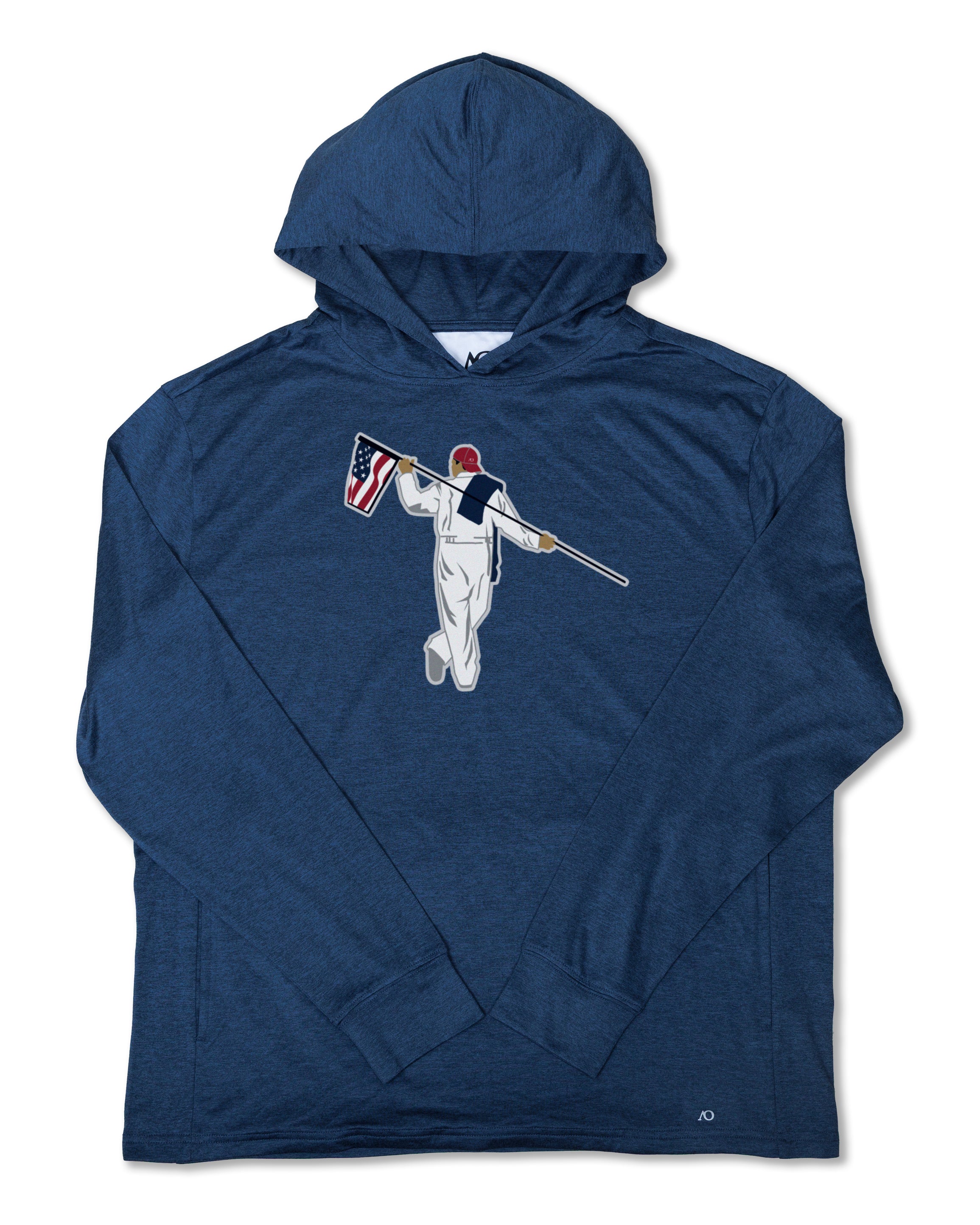 Blacks Beach Hoodie American Looper - Navy Heather
