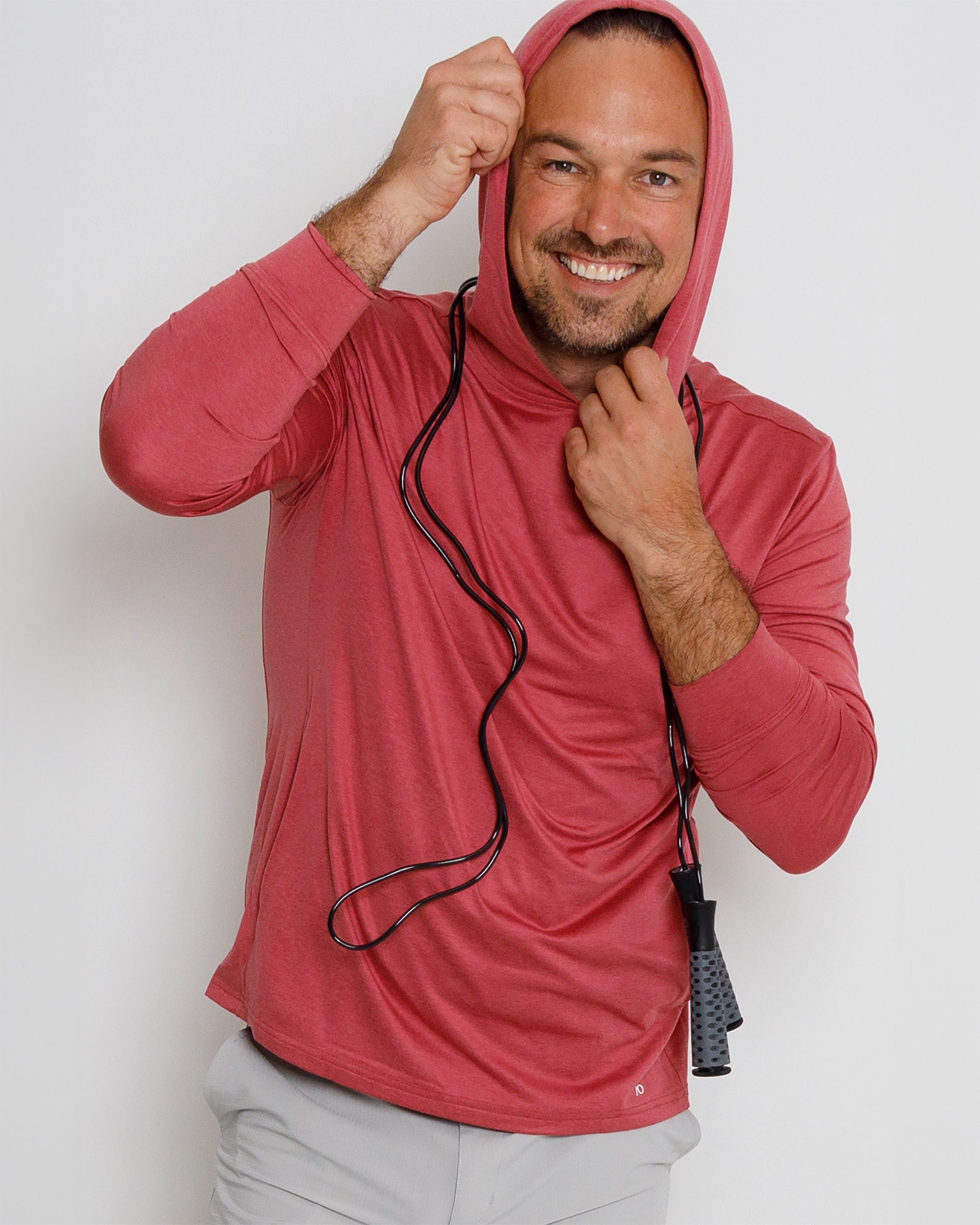 Blacks Beach Hoodie - Earth Red Heather