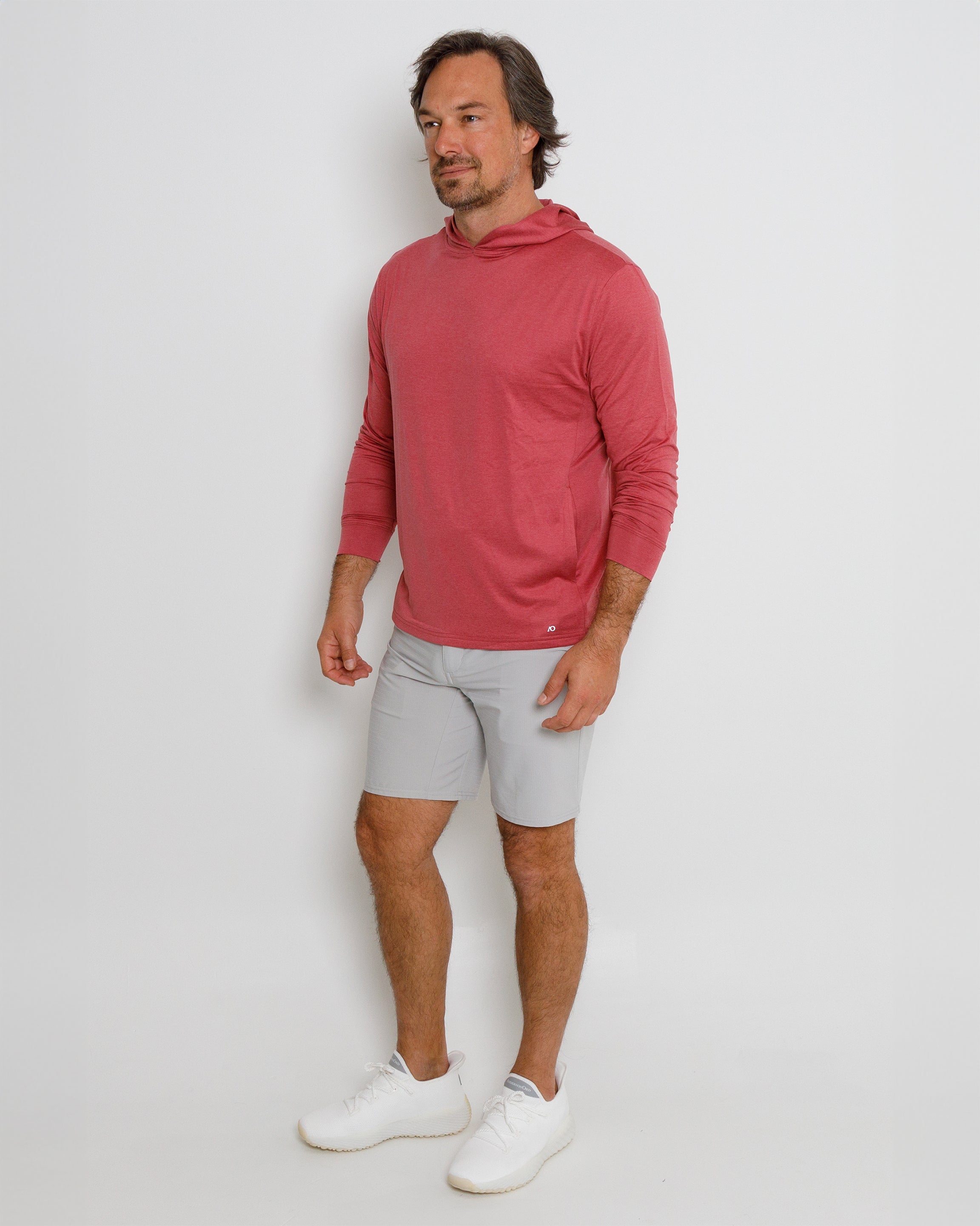 Blacks Beach Hoodie - Earth Red Heather