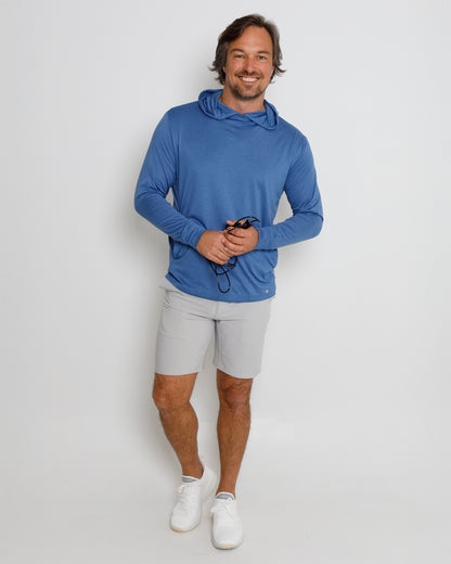 Blacks Beach Hoodie - Federal Blue Heather