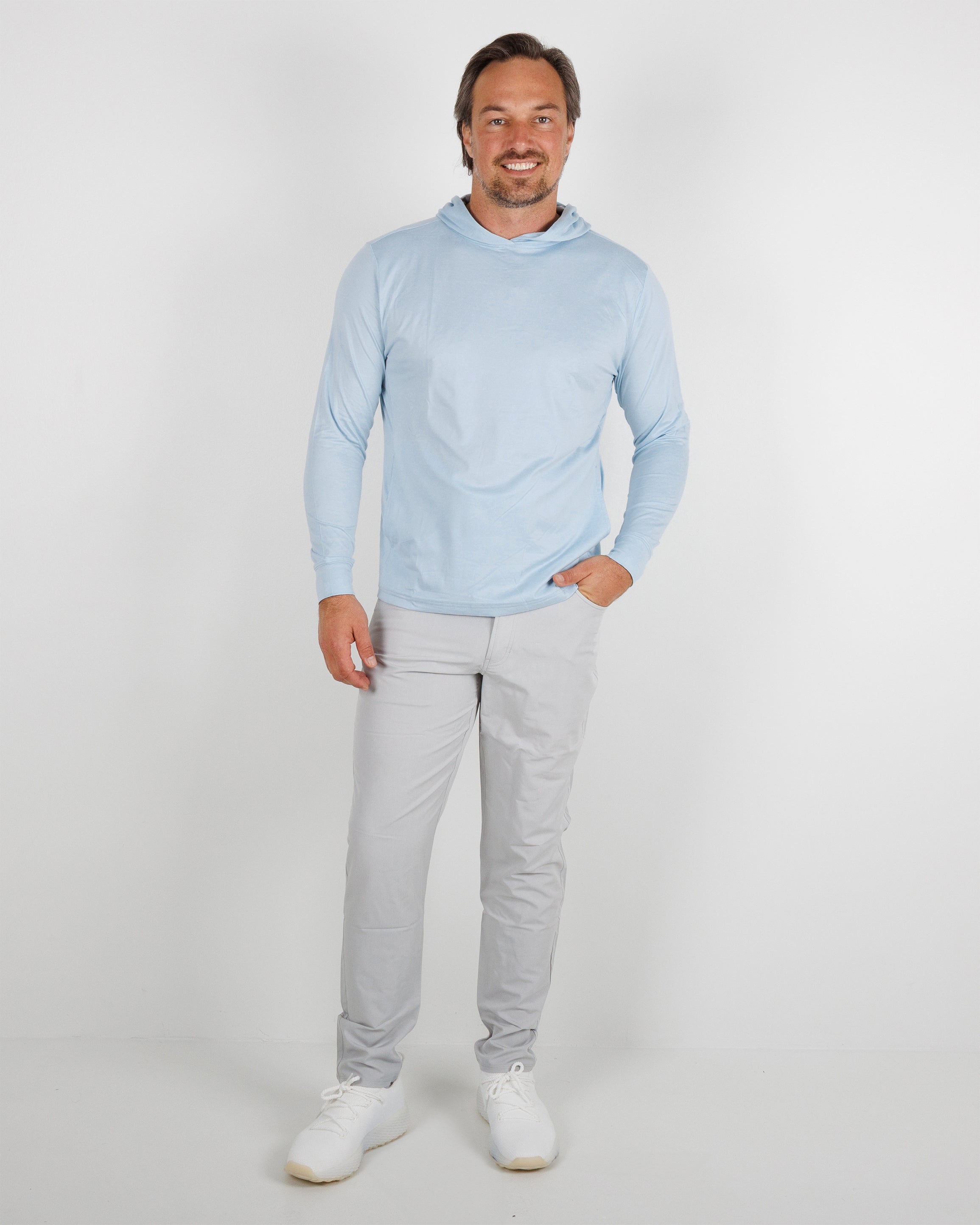 Blacks Beach Hoodie - Niagara Mist Heather