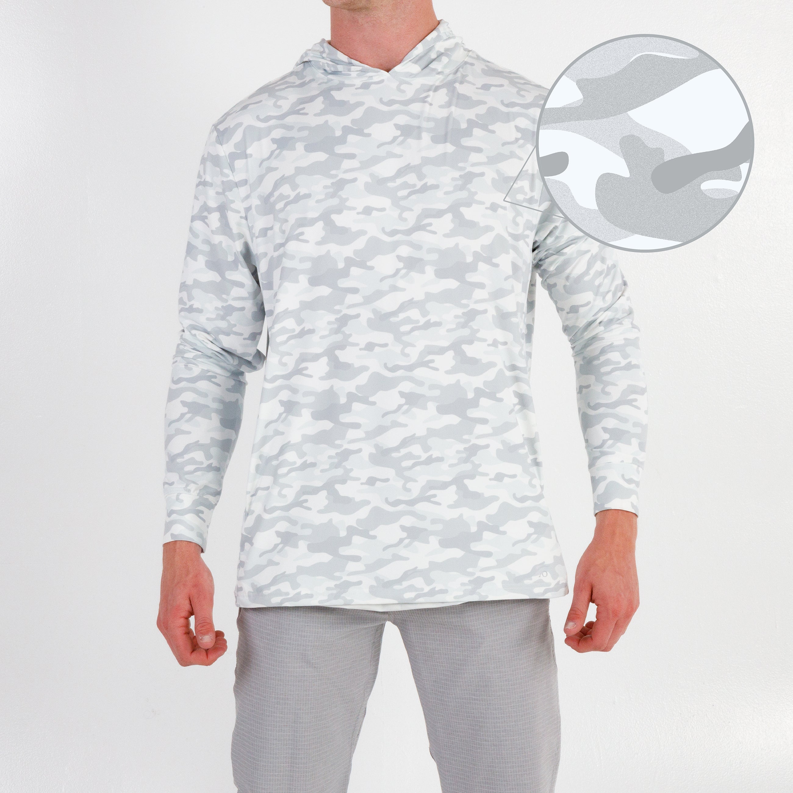 Blacks Beach Hoodie - White Camo