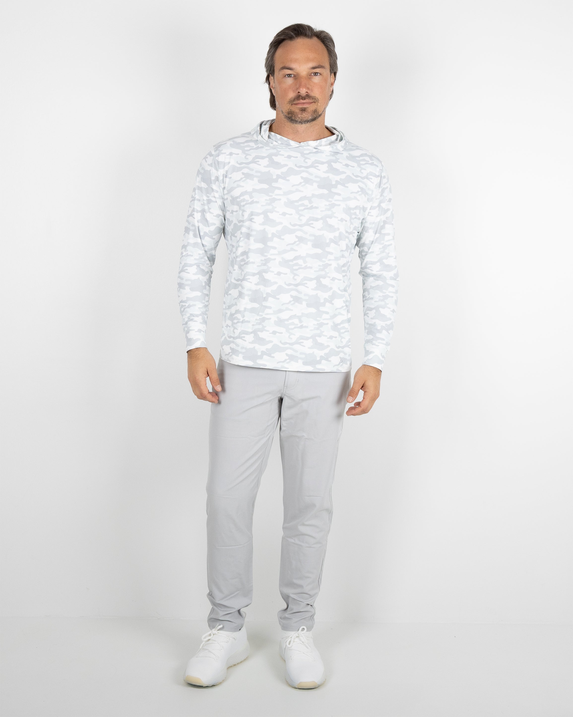 Blacks Beach Hoodie - White Camo