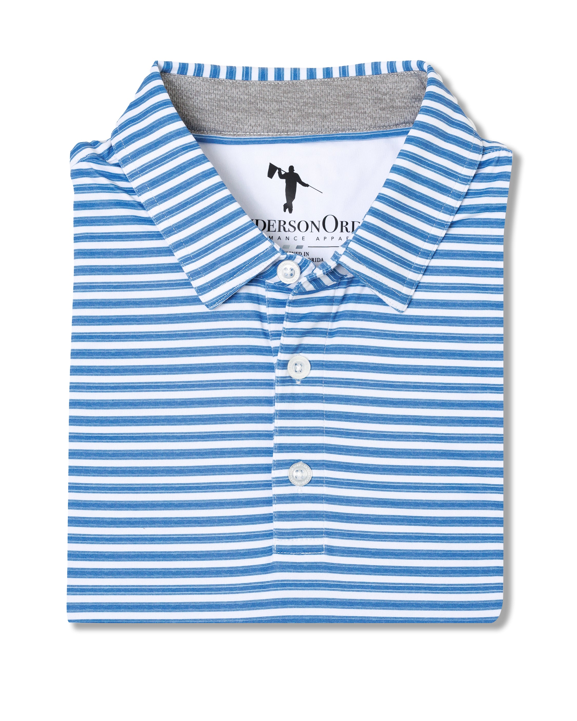 Brooks Polo - HTR Federal Blue/HTR Blue Fog