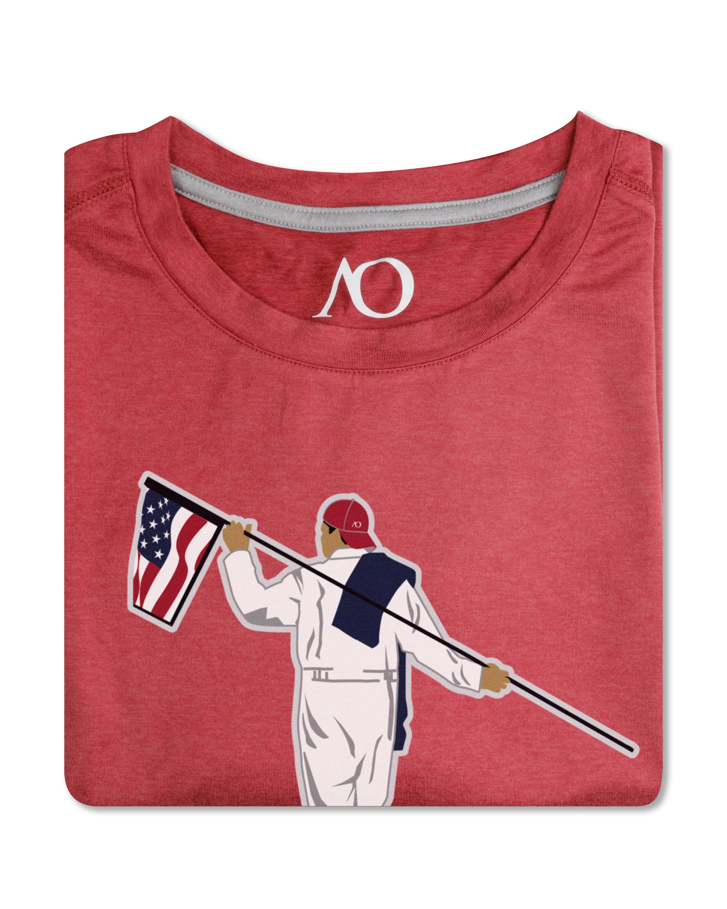 Butter T American Looper - Earth Red Heather