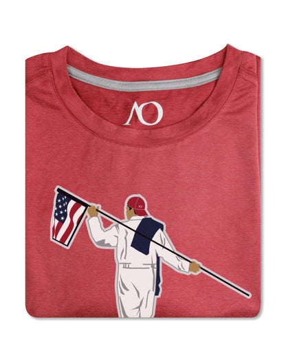 Butter T American Looper - Earth Red Heather