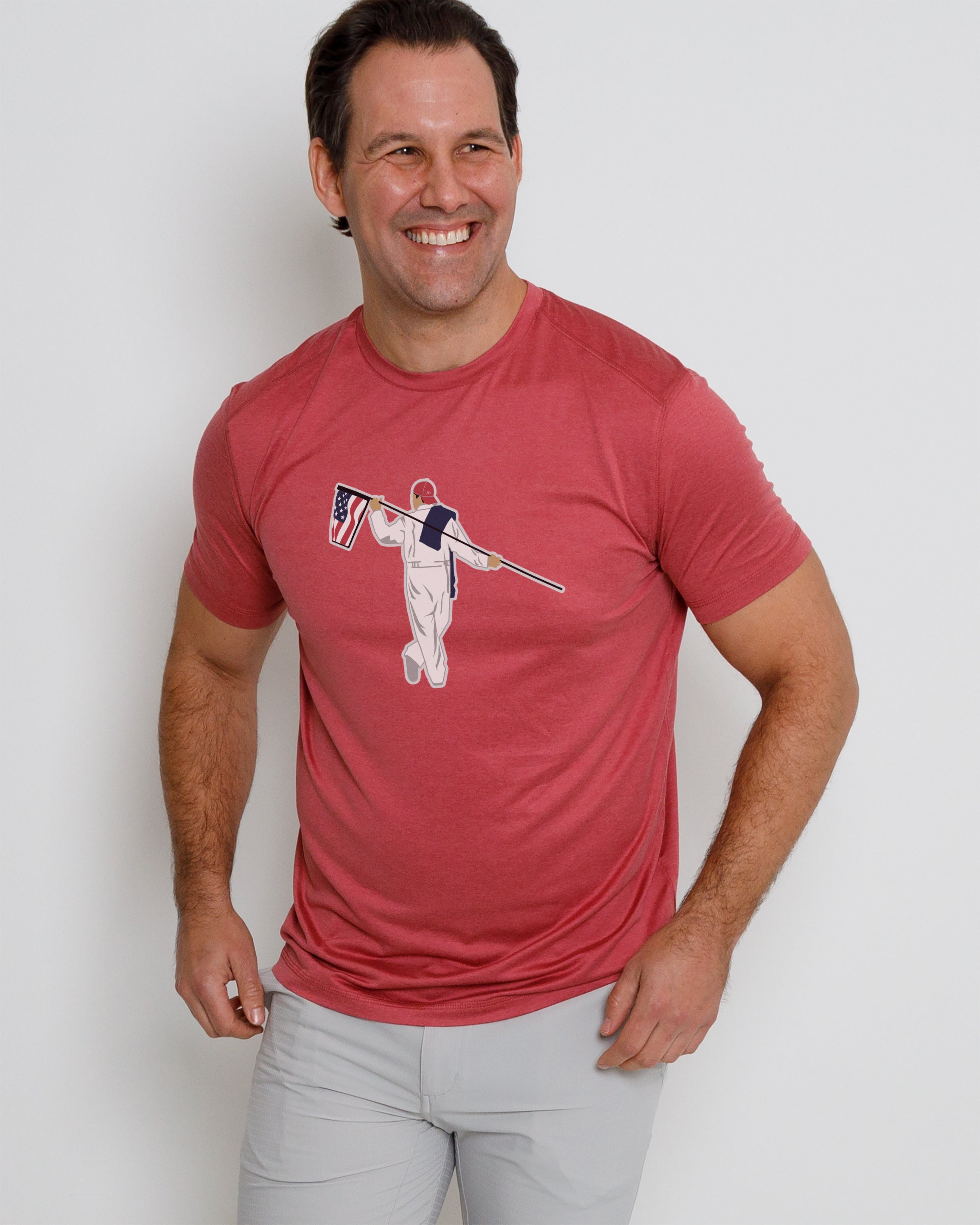 Butter T American Looper - Earth Red Heather