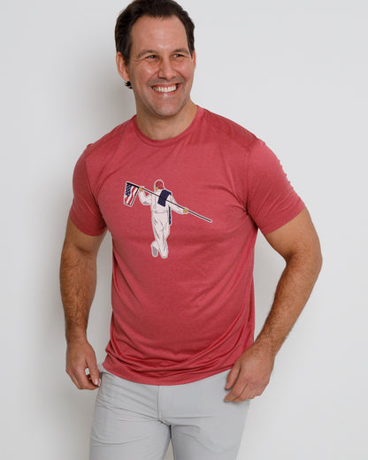 Butter T American Looper - Earth Red Heather