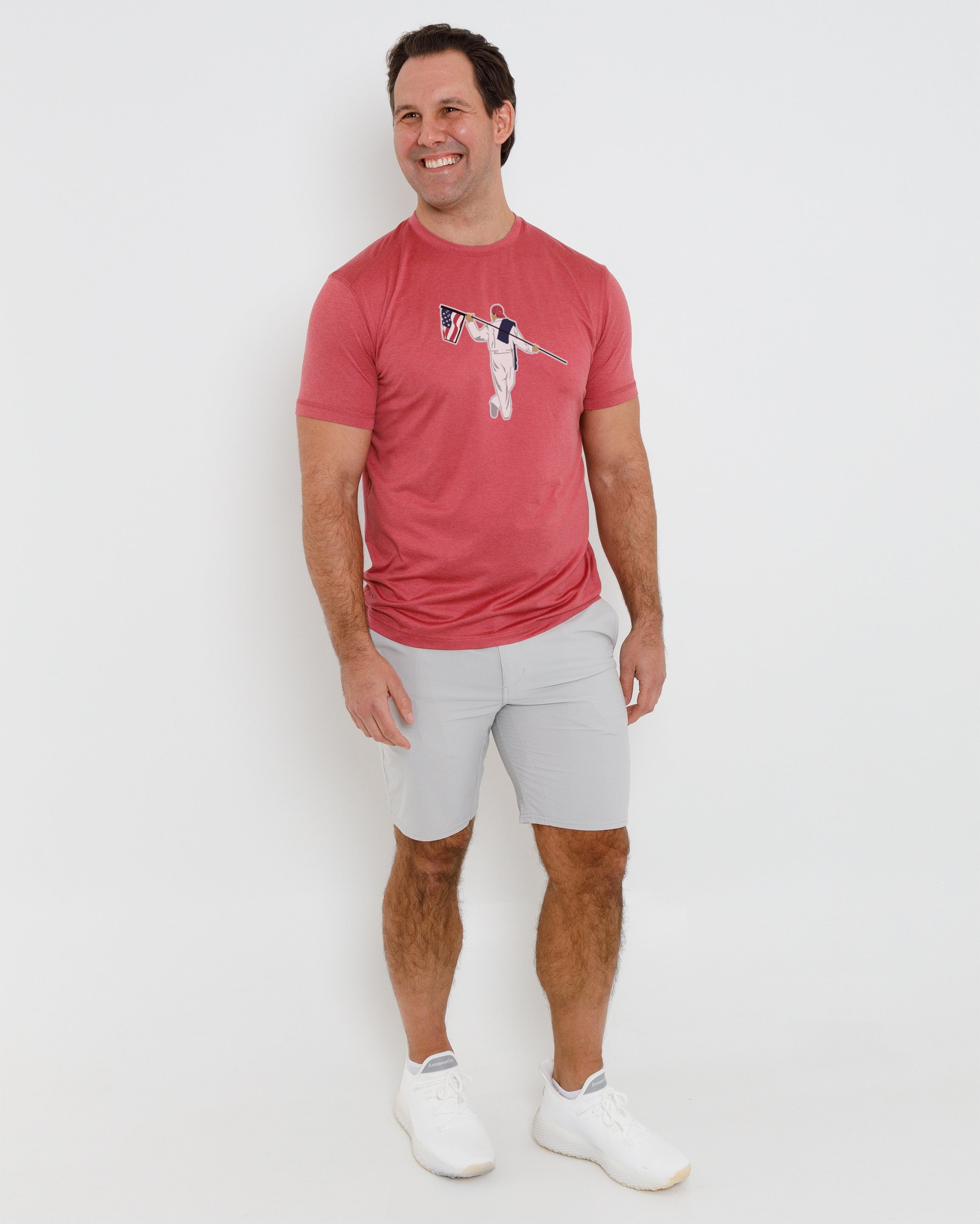 Butter T American Looper - Earth Red Heather