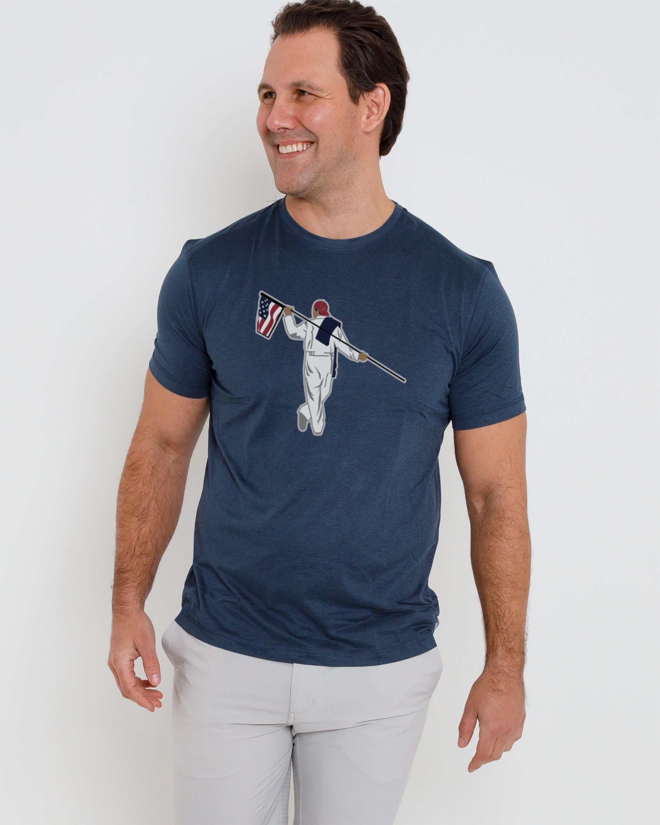 Butter T - American Looper Navy Heather