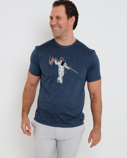 Butter T - American Looper Navy Heather