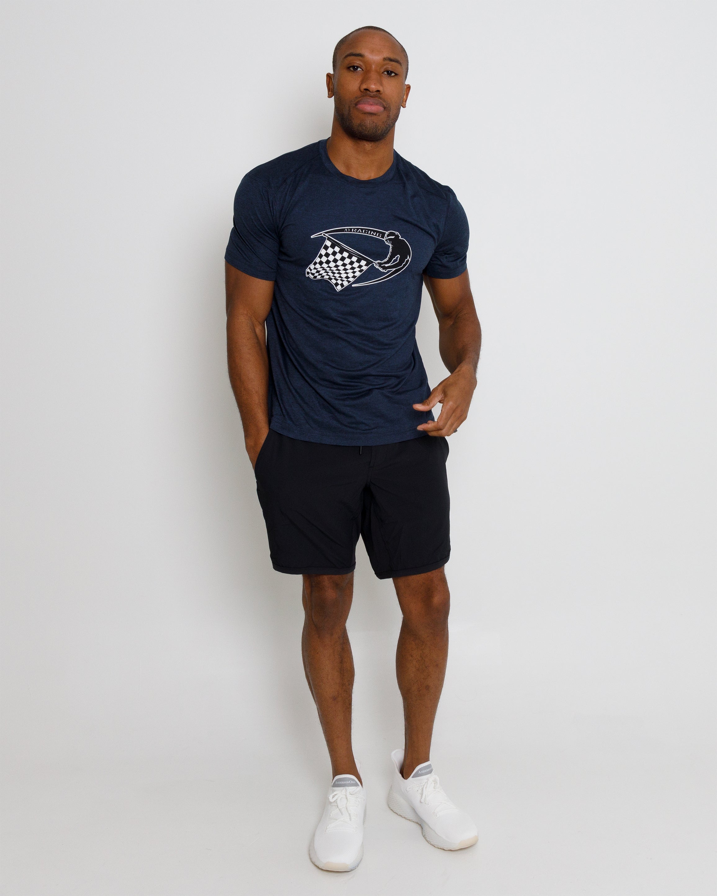 Butter T AO Racing - Navy Heather
