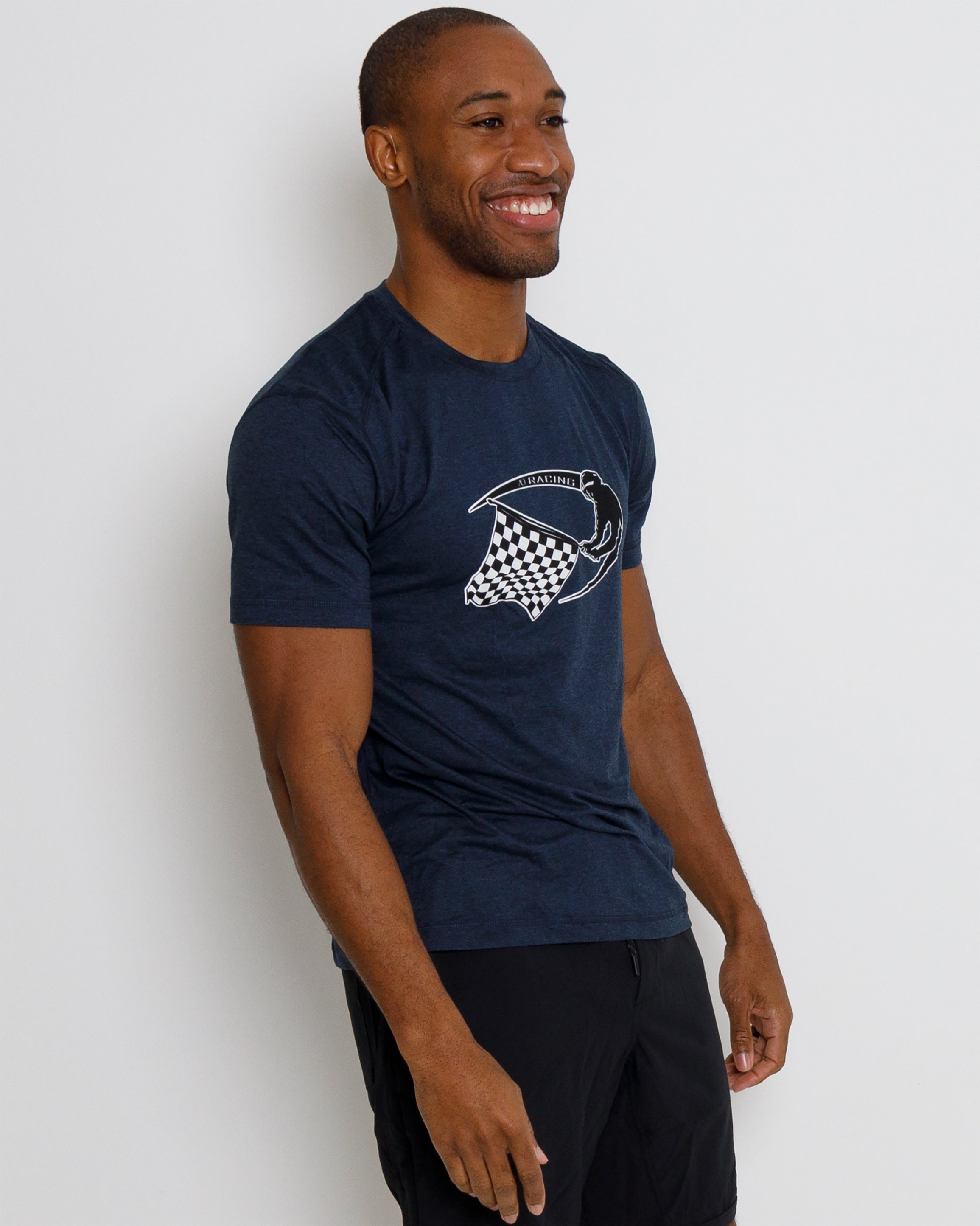 Butter T AO Racing - Navy Heather