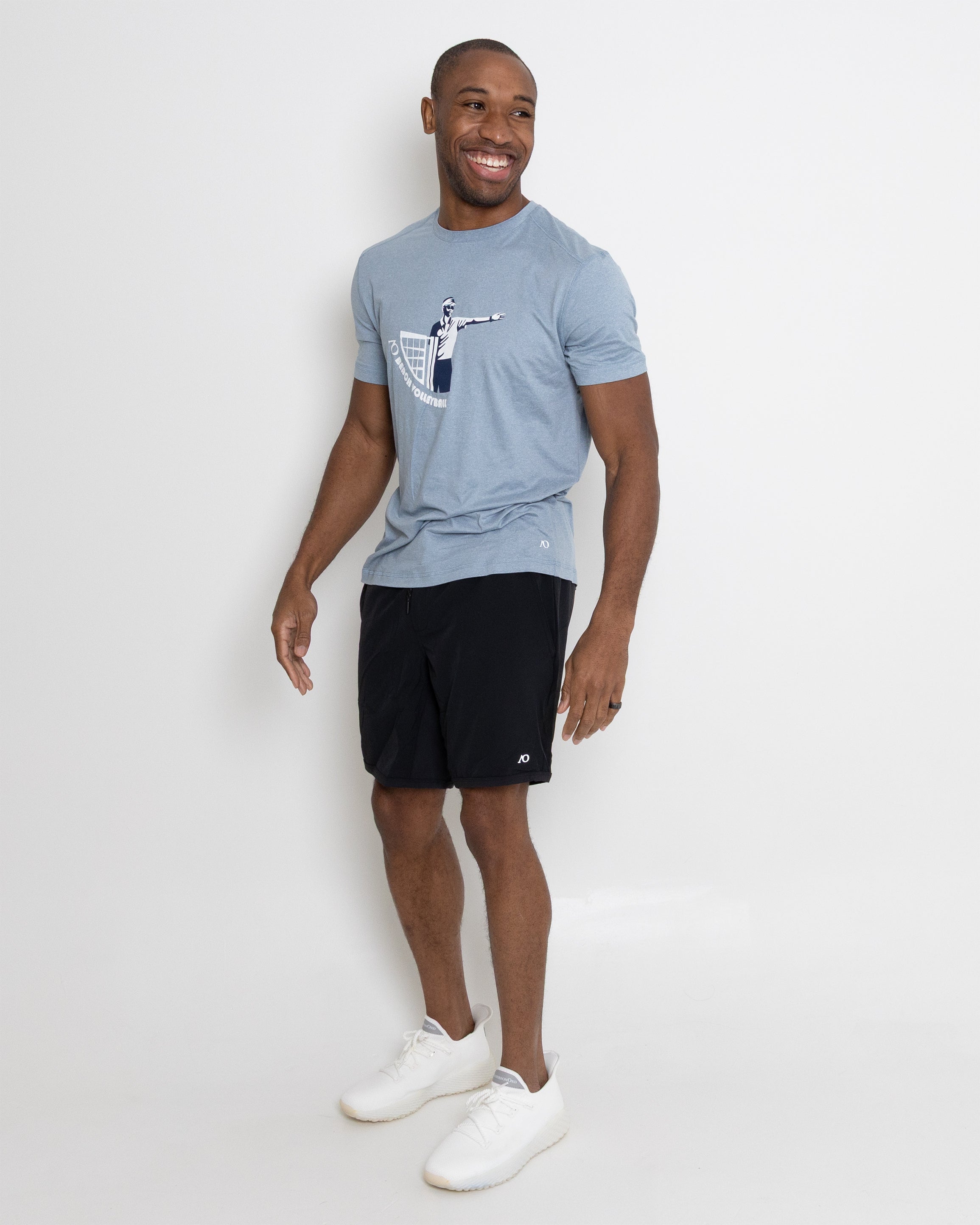 Butter T Beach Volleyball - Blue Fog Heather