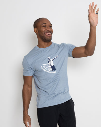 Butter T Beach Volleyball - Blue Fog Heather